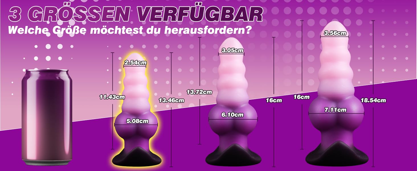 Анальний плагін з вузлом Alien, силікон, для жінок та чоловіків, XXL, анальні іграшки