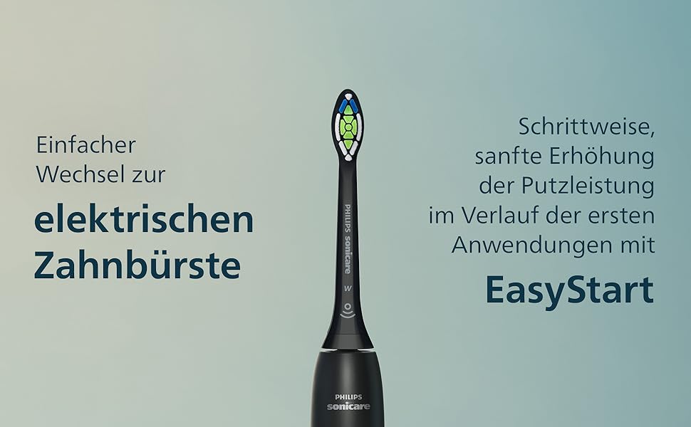 Електрична сонічна зубна щітка Philips Sonicare Series 4100 з датчиком тиску, 4 режимами очищення та дорожнім футляром, чорна, HX4044/52