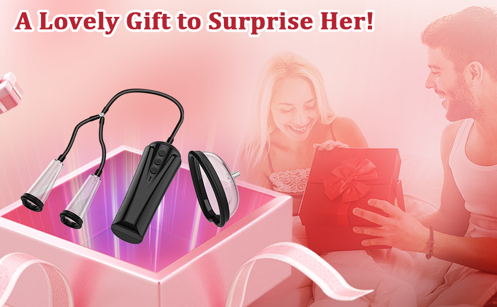 Електрична мульчирувальна помпа для секс-іграшок для жінок - Автоматична кліторальна та вагінальна помпа, соска-висмоктувач з 6 режимами - Інтимна секс-іграшка для стимуляції клітора та вагіни - Для жінок та пар