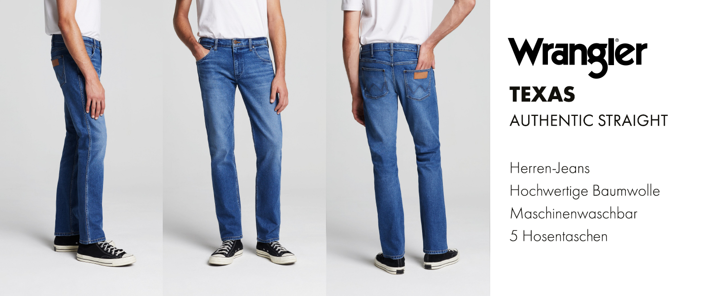 Чоловічі джинси Wrangler Texas Stretch W121XU13M заужені (Tapered), колір Darkstone, розмір 38W/36L
