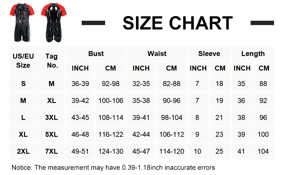 Комбінезон чоловічий лакований шкірозамінник PVC з довгим блискавкою, чорний, розмір L