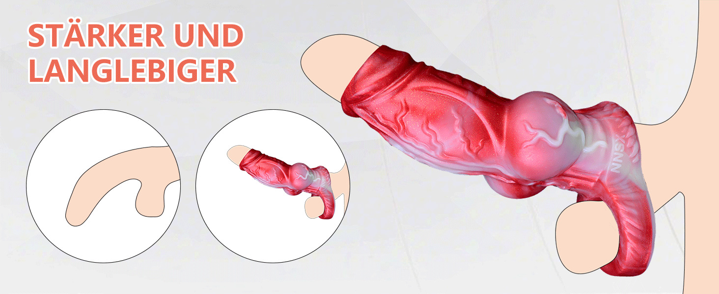 Реалістичний пеніс для собак з рідкого силікону TDLPlus – секс-іграшка для чоловіків та пар, розширювач пеніса