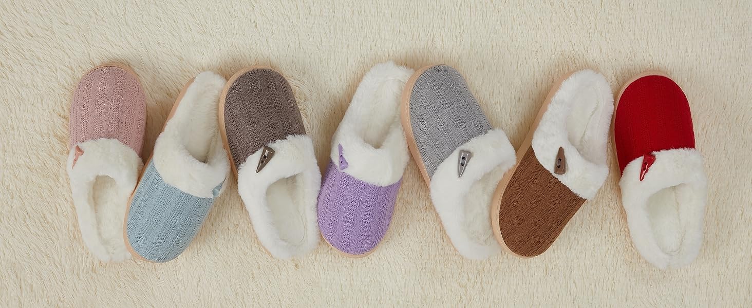 Жіночі зимові капці NineCiFun з плюшу та пінополіуретану (Memory Foam), протиковзаючі, сірі, розмір 38/39 EU