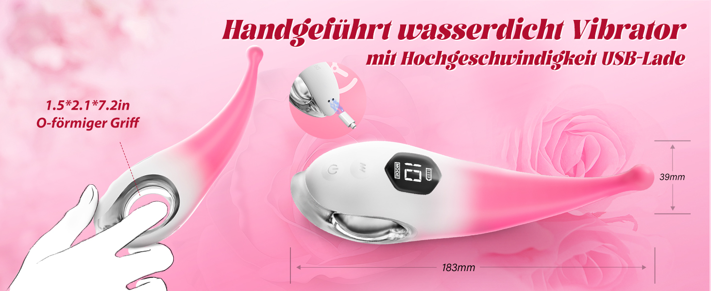 Вібратор для жінок Klitoris Vibrator: 10 режимів, сильний, тихий, стимулятор клітора та анальний дildo для пар. Інтимні іграшки для дорослих.