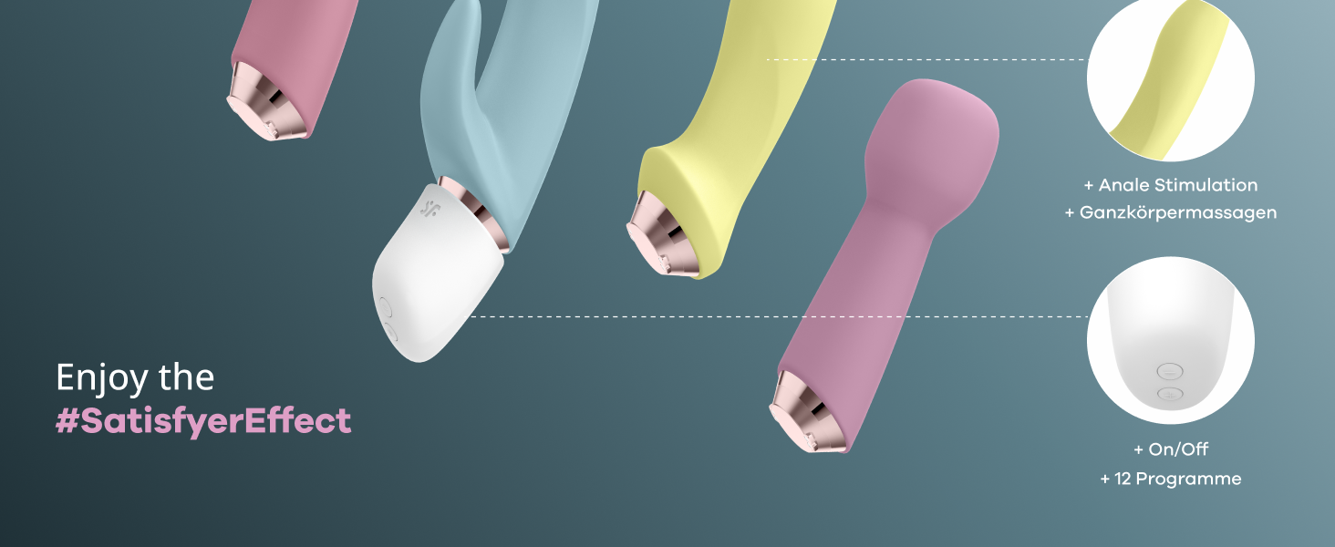 Набір вібраторів Satisfyer Marvelous Four | 4 в 1 | Для жінок | Водонепроникний (IPX7) | Преміум якість