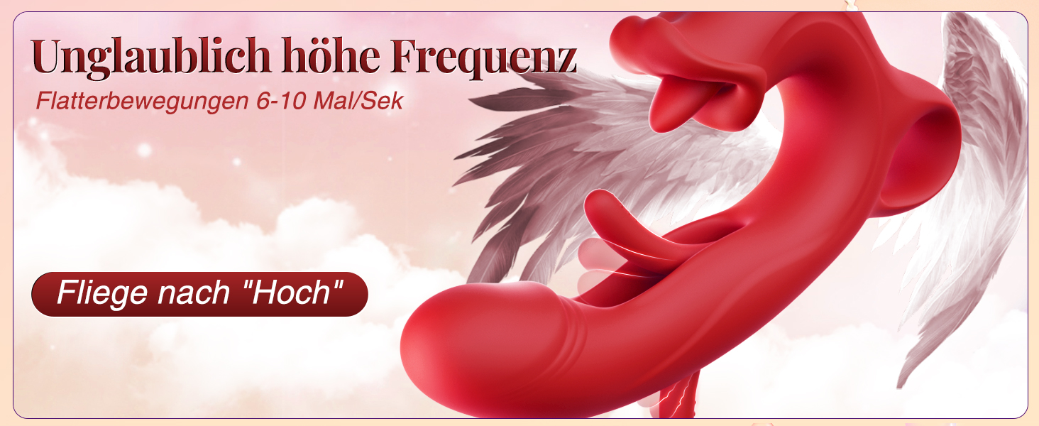 Вібратор для жінок G-spot з 7 режимами. Набір вібраторів для дорослих з новим дизайном, стимулятор клітора. Червоний колір.