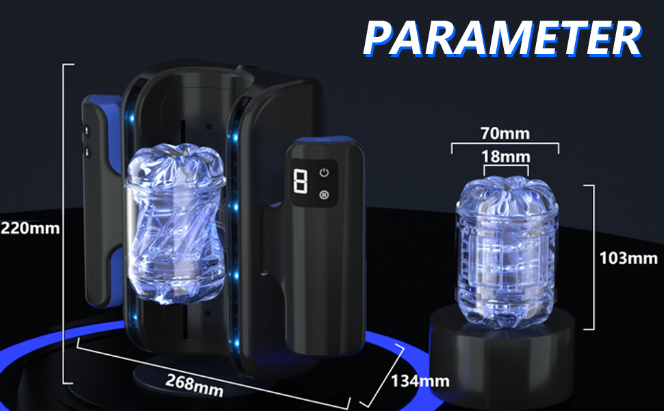Електричний мастурбатор з двома ручками для чоловіків - 9 режимів, Solo Taschenmuschi Sex Spielzeug