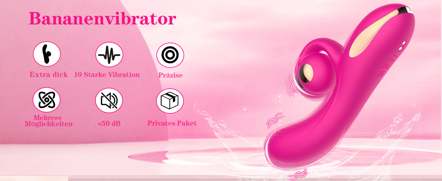 Вібратор для жінок PLNTLEvibration: 10 режимів, стимуляція клітора, для пар