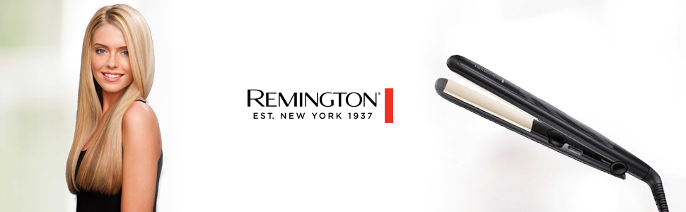 Випрямляч для волосся Remington Ceramic Straight S3500 з кераміко-турмаліновим покриттям, чорний