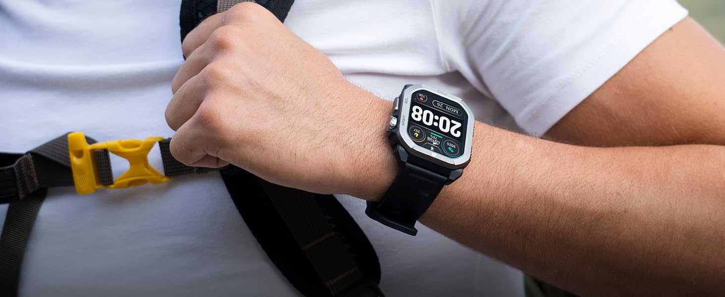Смарт-годинник Lotus Smartime 2nd Gen Nexo (50206/1) для чоловіків, сталь 316L, водонепроникність IP65, ШІ-помічник, сріблястий