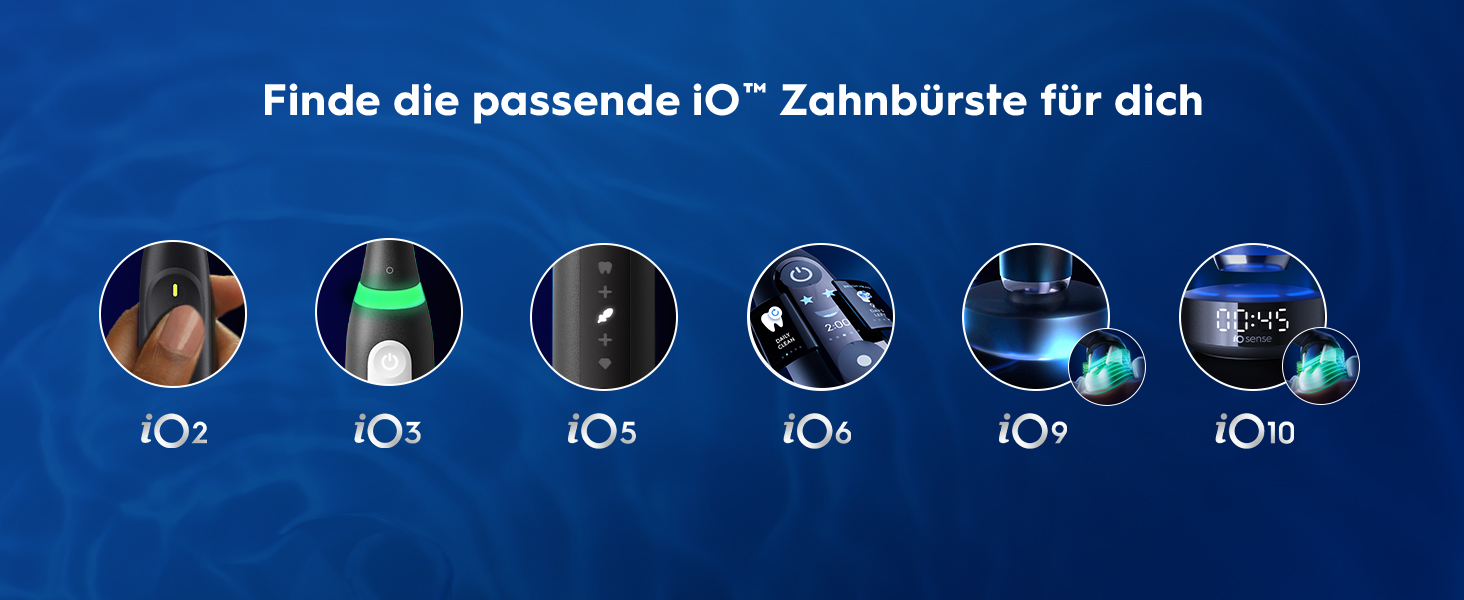 Електрична зубна щітка Oral-B iO Series 5 Matt Black: 5 режимів чищення, насадка та дорожній футляр, чорна