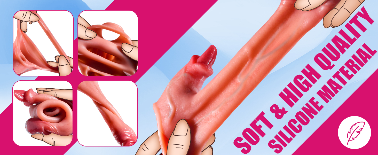 Реалістична секс-іграшка - пеніс-манжета вібратор з 8 режимів, дистанційне керування, збільшення та подовження ерекції для чоловіків та пар