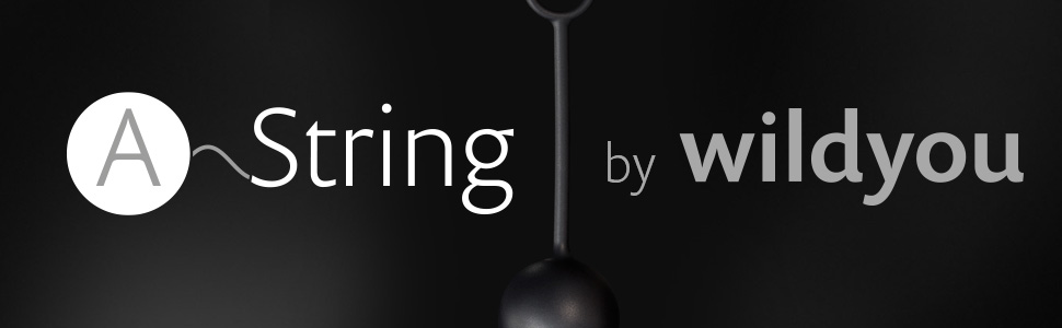 WILDYOU A-String Kilian Plug Tanga XL Чорний - сексуальна білизна для дорослих