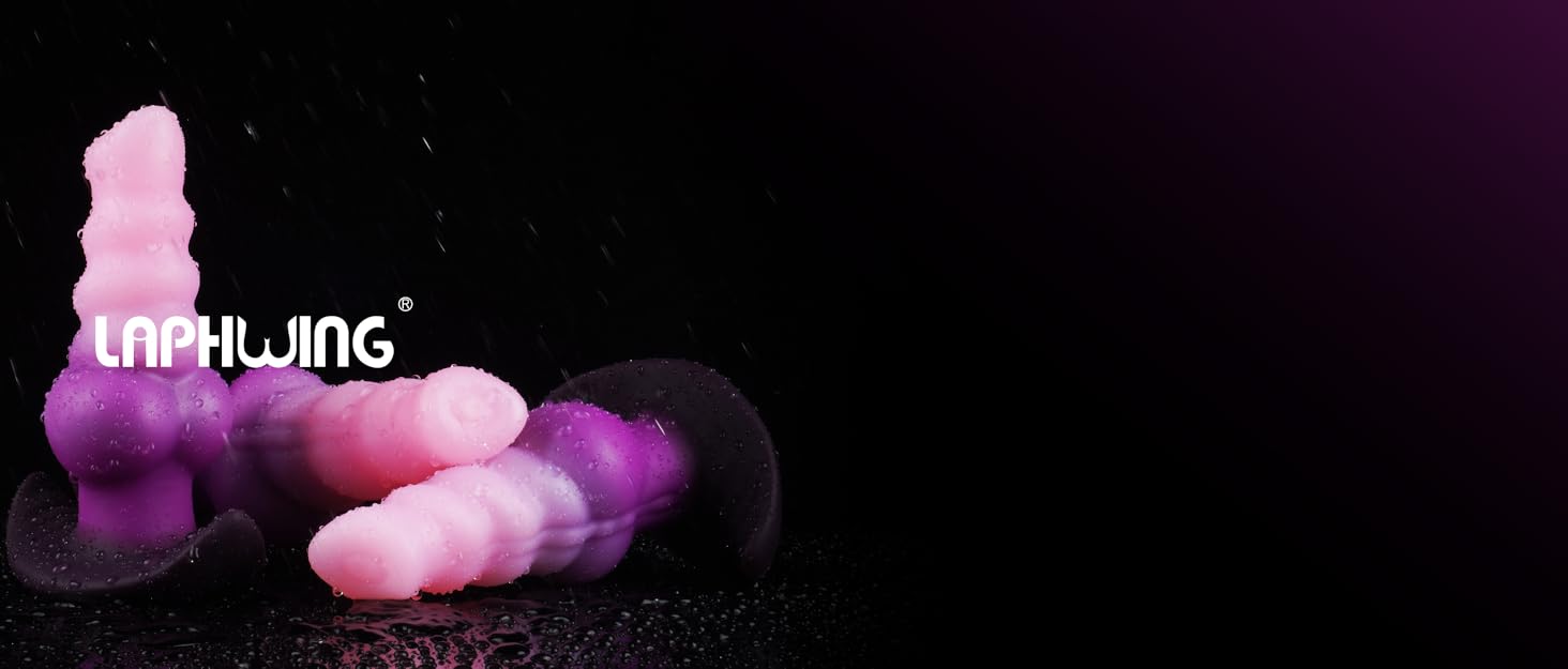 Анальний плагін Monster Fantasy Dildo: силіконовий анальний плагін з вузлами, для чоловіків та жінок, XXL, з присосками, Buttplug, преміум-якість