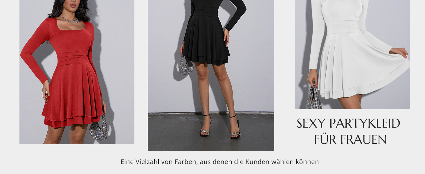 Чорне міні-плаття Cicy Bell з квадратним вирізом та рюшами, XXL