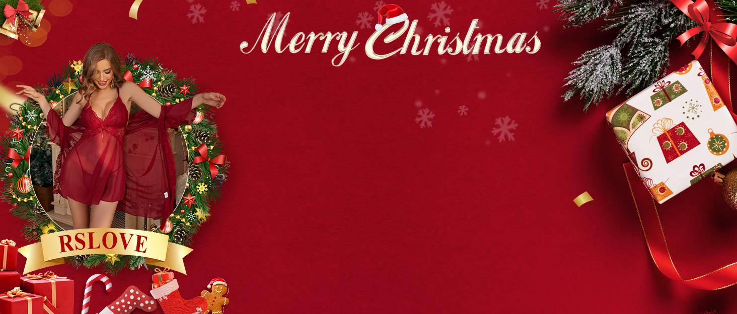 Халат жіночий мереживний RSLOVE з бантиком, сексуальний бандаж, нічна сукня, піжама, червоний, розмір S