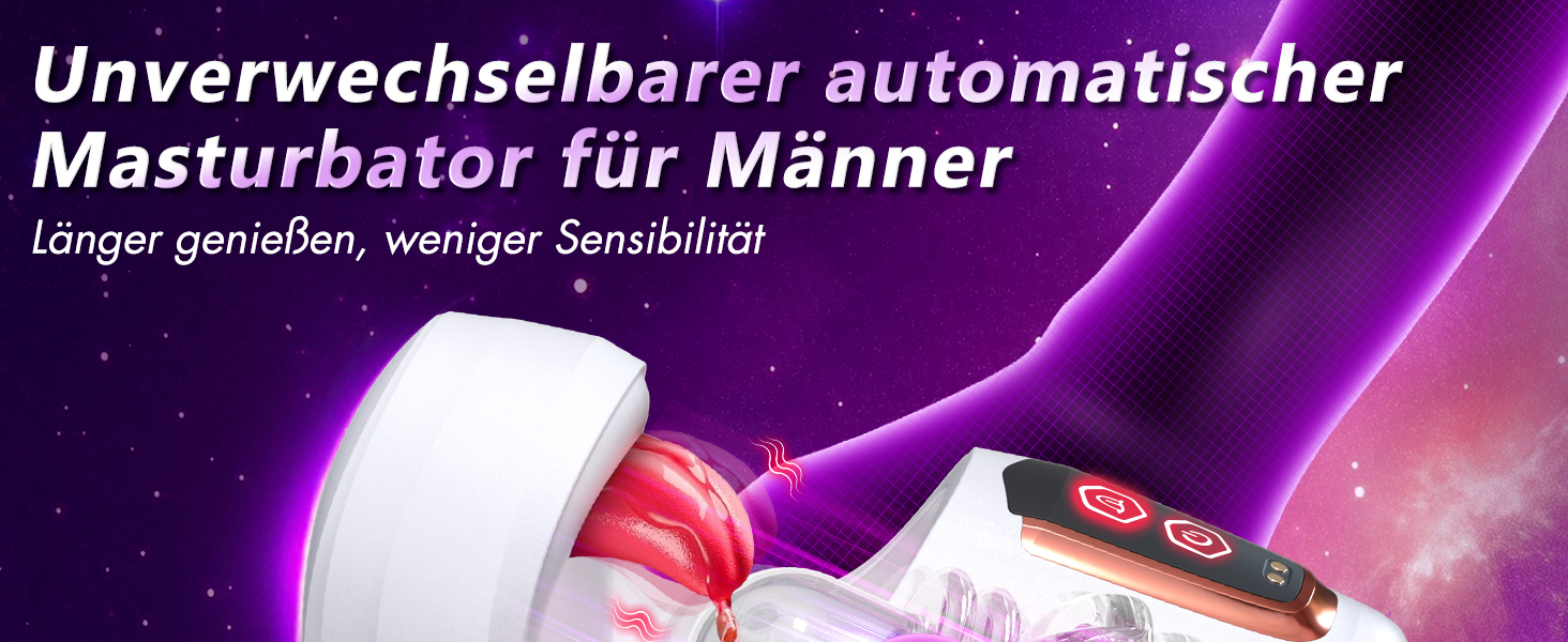 Мастурбатор для чоловіків з вібрацією - набір сексуальних іграшок для чоловіків з реалістичною імітацією орального сексу та вібрацією для головки статевого члена