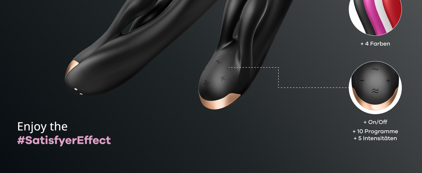 Satisfyer Double Flex Connect: вібратор-зайчик з Bluetooth-керуванням | Для жінок | Водостійкий (IPX7) | Силікон преміум-якість | Інтимні іграшки | Перезаряджається