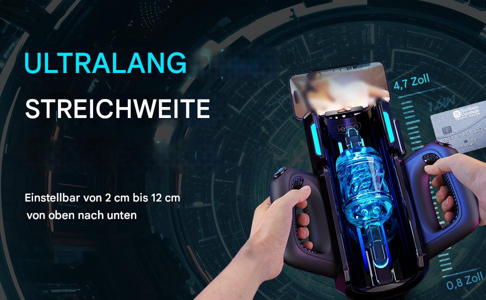 Електричний мастурбатор для чоловіків Leten з тримачем для телефону, подвійними ручками та набором аксесуарів