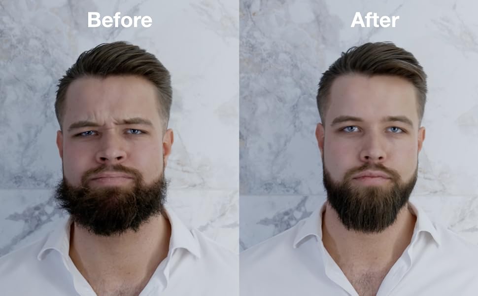 Випрямляч для бороди Odenson Beard Forger – бездротовий підігрівальний гребінець для догляду за бородою, 4 температурні режими, акумуляторний