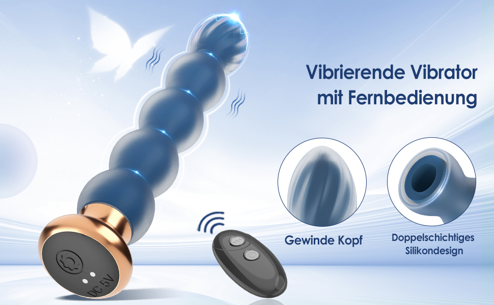 Анальні вібратори для жінок та чоловіків: силіконові кулі, масажер простати з пультом дистанційного керування, 10 режимів вібрації. Іграшки для дорослих