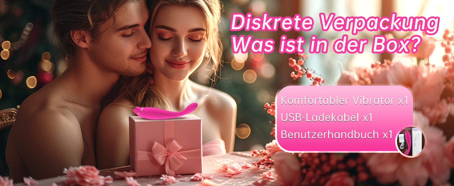 Набір вібраторів для жінок PLNTLE: секс-іграшки з 10 режимами вібрації та 10 режимами сукції, тихий, водонепроникний (IPX7), для пар та одиночок