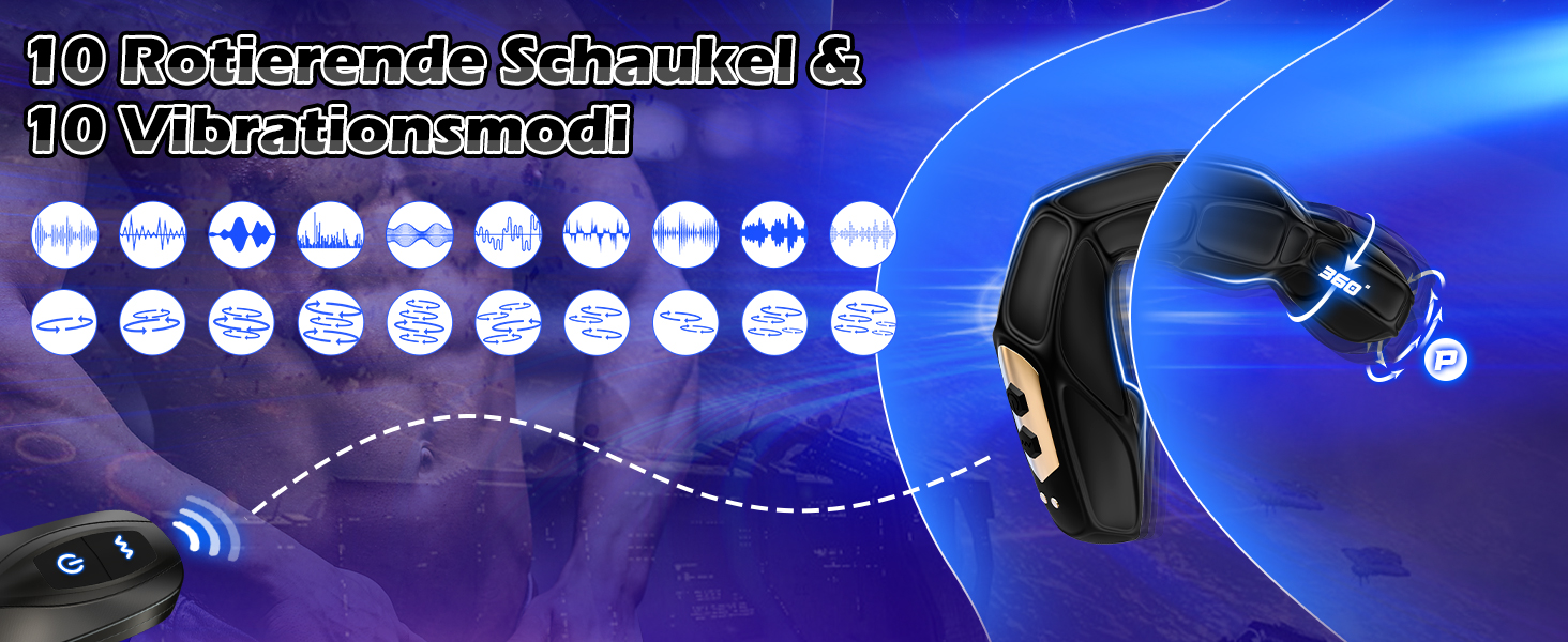 Вібратор для чоловіків Analplug для чоловіків – стимуляція простати, анальний плагін, секс-іграшка для чоловіків з 10 обертами та 10 вібраціями, секс-іграшка для пар Buttplug