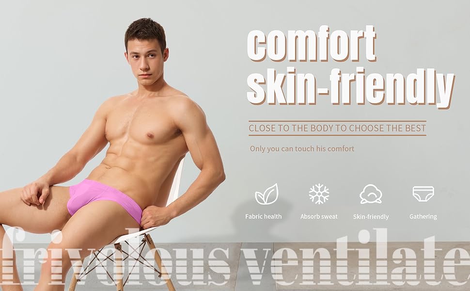 Труси чоловічі Faringoto Ice Silk, низька посадка, дихаючі, розмір M