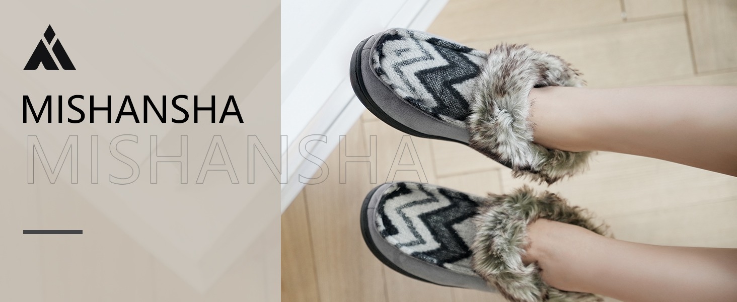 Жіночі домашні капці Mishansha з ефектом пам'яті (Memory Foam), протиковзні, розмір 40 EU, колір нічний чорний