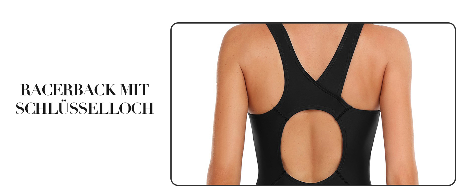 Чармо: Спортивний купальник для жінок. Одноцільний купальник з широкими лямками. Чорний/червоний колір.