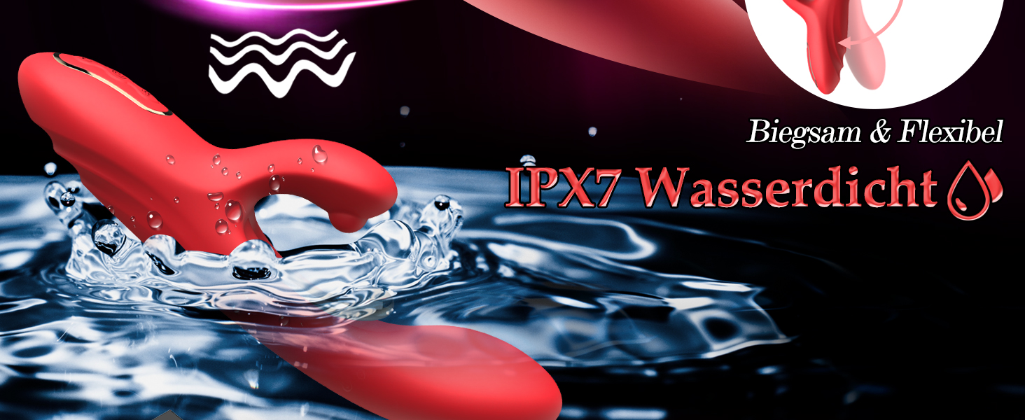 Вібратор Rabbit Sexspielzeug для жінок: стимуляція G-точки, клітора, Dildo. 9 режимів вібрації, стимулятор для дорослих.