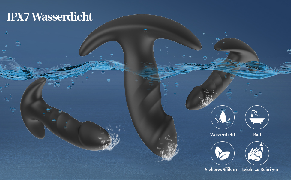 Набір анальних пробок для жінок та чоловіків (3 шт.) - силіконові, різних розмірів (S, M, L) - секс-іграшка для пар, початківців та досвідчених