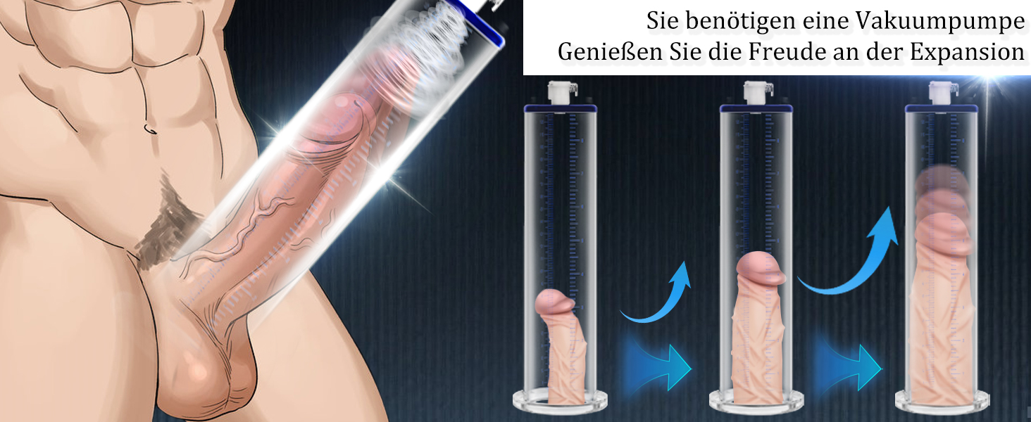 Насос для збільшення статевого члена Jpscor - преміум якість, з манометром, силіконовий, для чоловіків, SM-іграшка, вакуумний насос