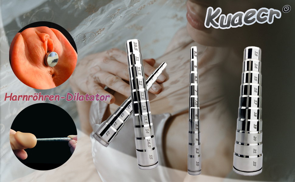 Розширювач сечоводу з нержавіючої сталі (4 шт.) - для чоловіків та жінок