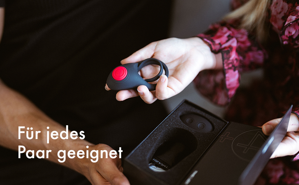 Вібруючий кільце для статевого члена з пультом дистанційного керування - секс-іграшка для пар, чорний