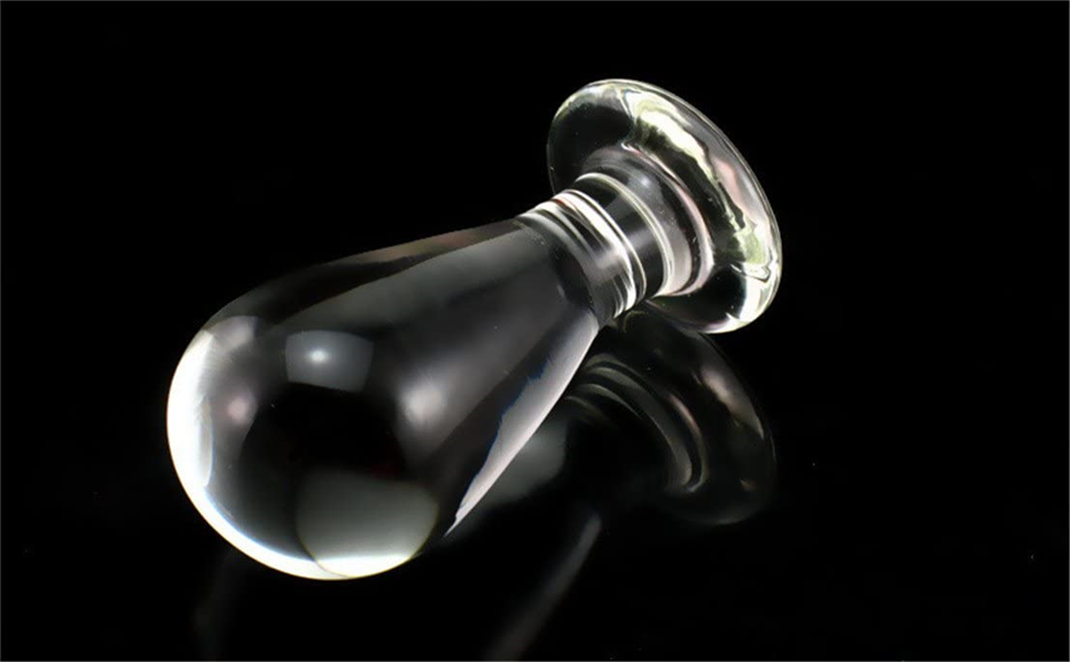 Скляний дилдо OnundOn для ануса, великий діаметр 61 мм (L)