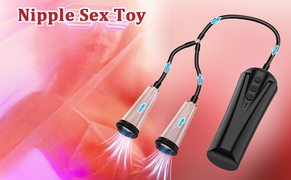 Електрична мульчирувальна помпа для секс-іграшок для жінок - Автоматична кліторальна та вагінальна помпа, соска-висмоктувач з 6 режимами - Інтимна секс-іграшка для стимуляції клітора та вагіни - Для жінок та пар