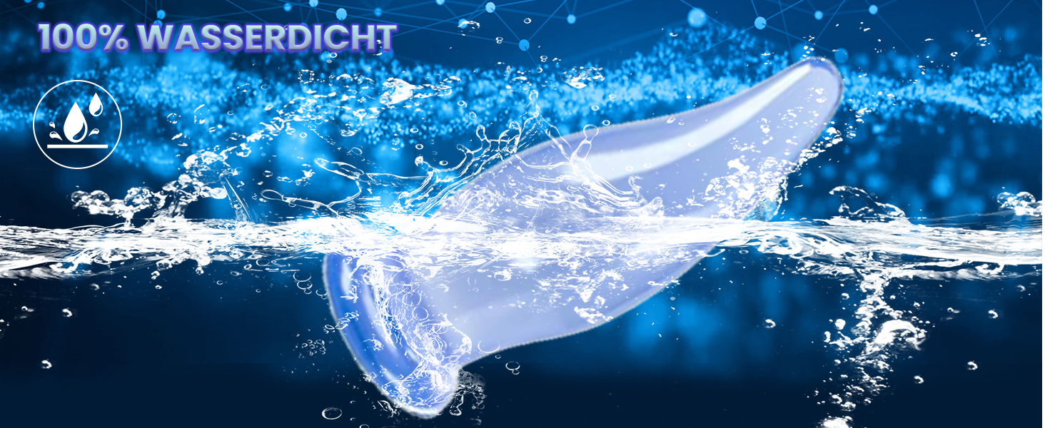 Анальний масажер Youxclian Riesen з присоском XXL, для чоловіків та жінок, блакитний