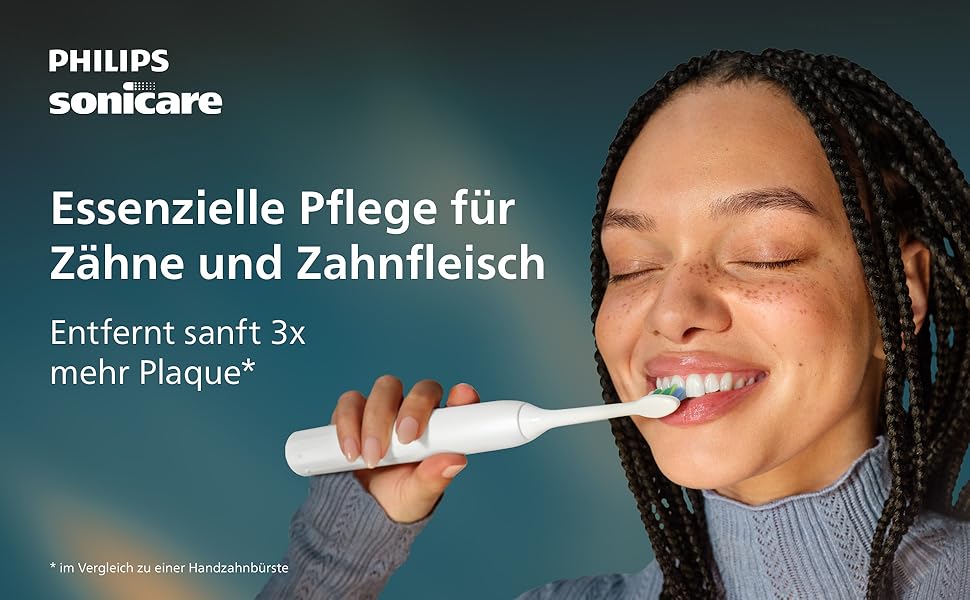 Електрична звукова зубна щітка Philips Sonicare Series 2100 (HX4021/01), 2 рівні інтенсивності, EasyStart, SmarTimer, біла