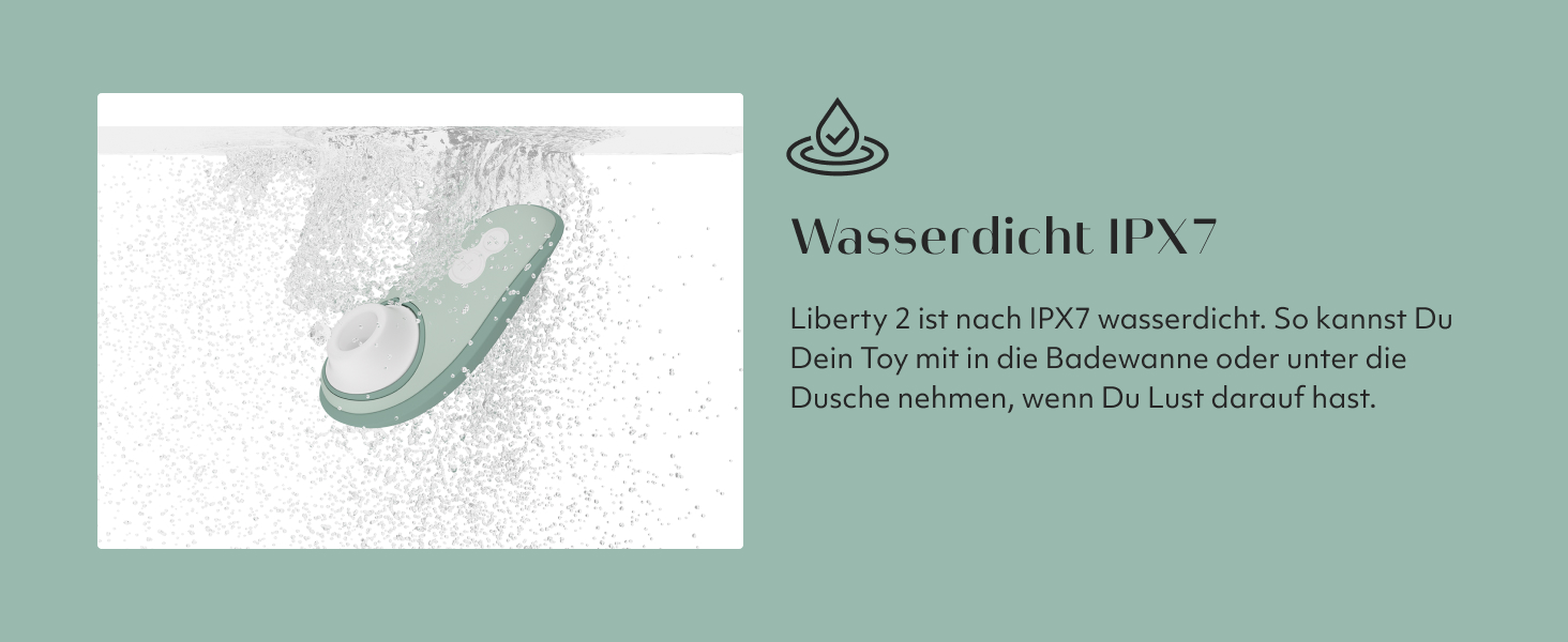 Womanizer Liberty 2 – Стимулятор клітора з 8 рівнями інтенсивності, водонепроникний, перезаряджуваний, для жінок та пар, колір шавлії