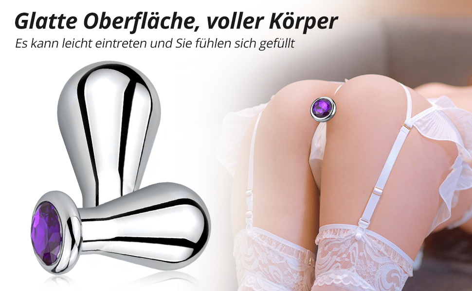 Анальний розширювач Edelstahl Big Bulb (L) – секс-іграшка для досвідчених чоловіків та жінок