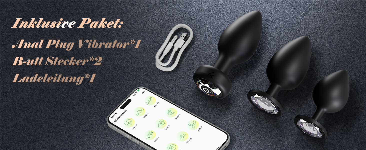 Анальний плагін для жінок та чоловіків: вібратор з пультом керування, силіконовий, 10 режимів