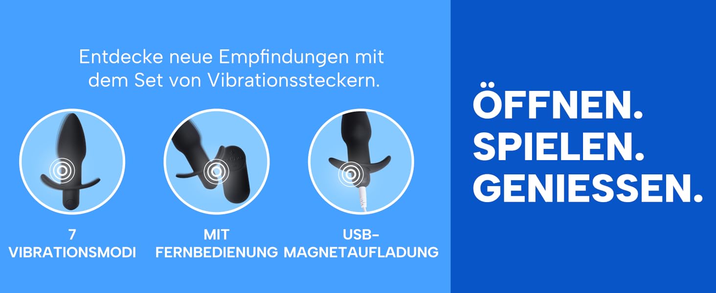 Анальний вібратор MySecretCase Analplug з пультом дистанційного керування, 10 режимів вібрації, USB-зарядка, для чоловіків та жінок