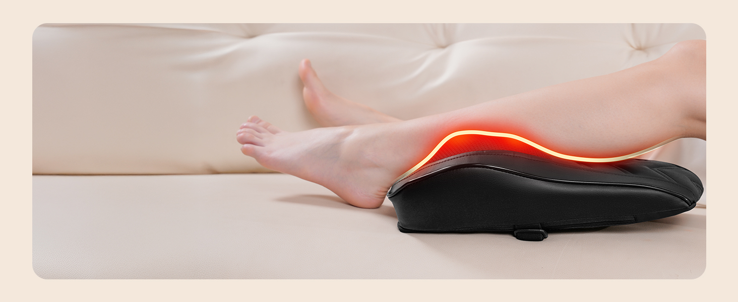 Масажер для шиї та спини Boriwat Shiatsu 3D з функцією підігріву, чорний