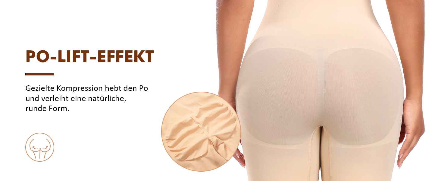 Коригуючий боді для жінок Werena Shapewear — безшовний утягуючий одяг для живота та стегон, формуючий боді-шорти з регульованими бретелями, чорний, розмір L