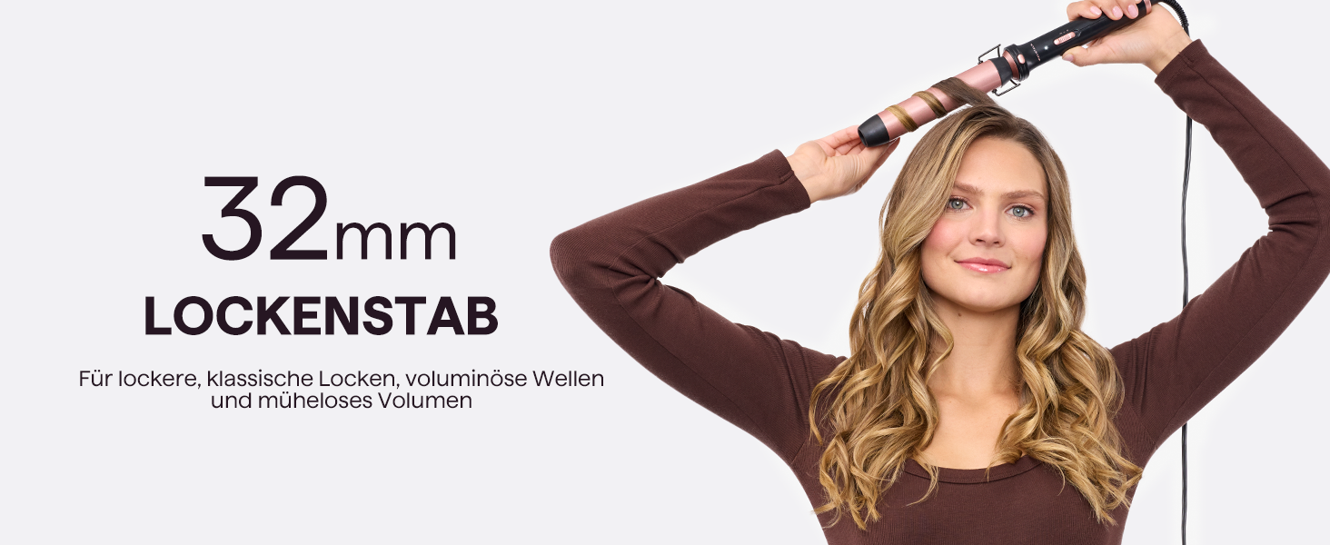 Мультистайлер для волосся 5-в-1 Wavytalk: плойка для великих та малих кучерів, термощітка та 4 насадки (13–32 мм), 150–210 °C, рожевий