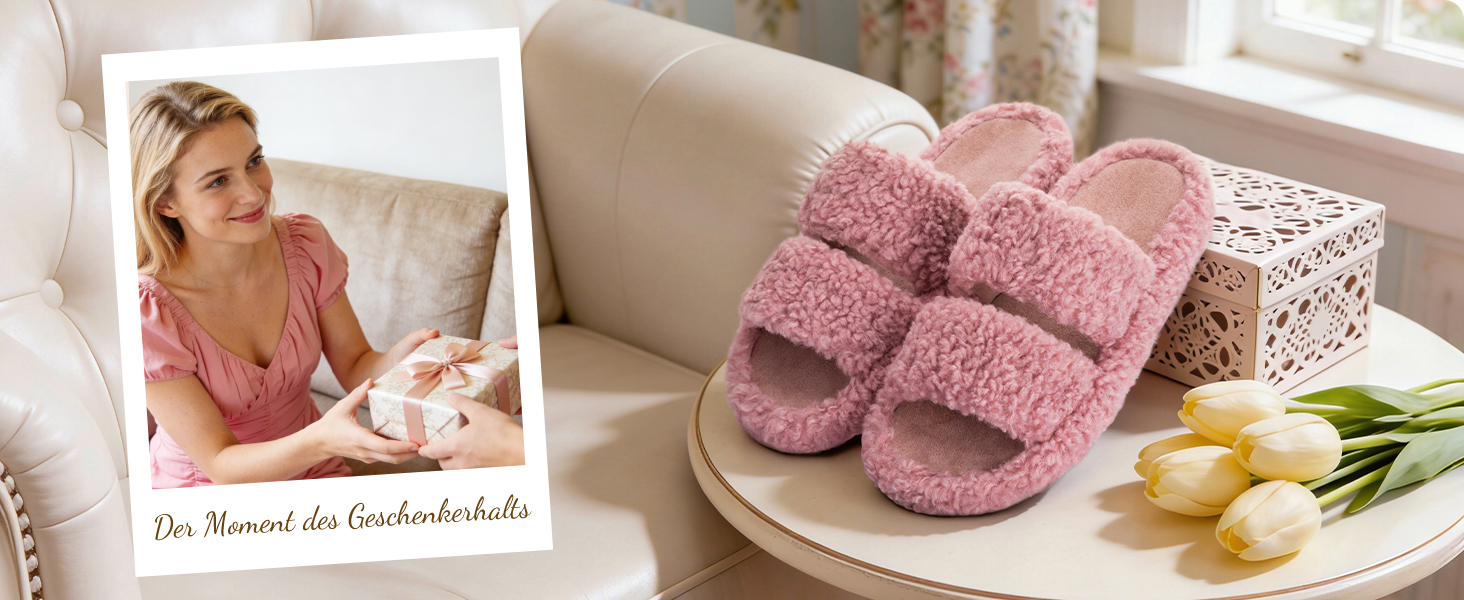 Жіночі м'які капці RockDove з ефектом пам'яті (Memory Foam), розмір 38/39 EU, колір старорожевий