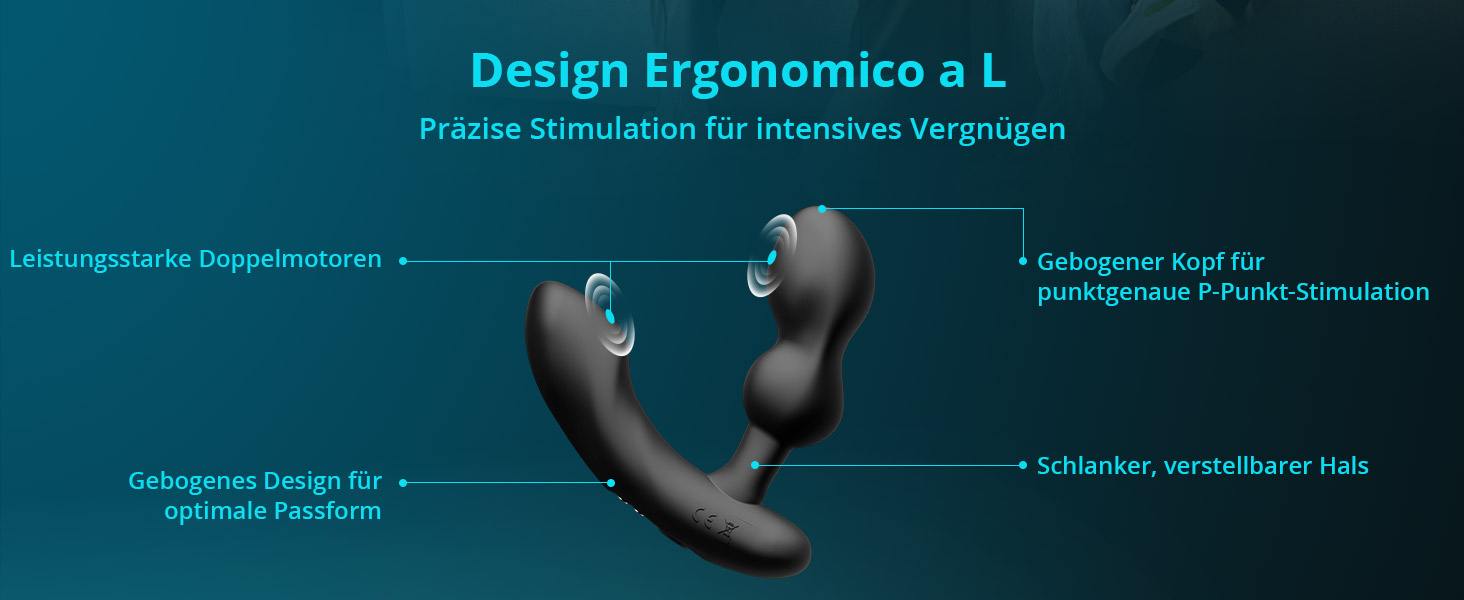 Lovense Edge 2: чоловічий анаплаг з пультом керування, вібрація простати, Bluetooth, 10000+ режимів, іграшки для дорослих