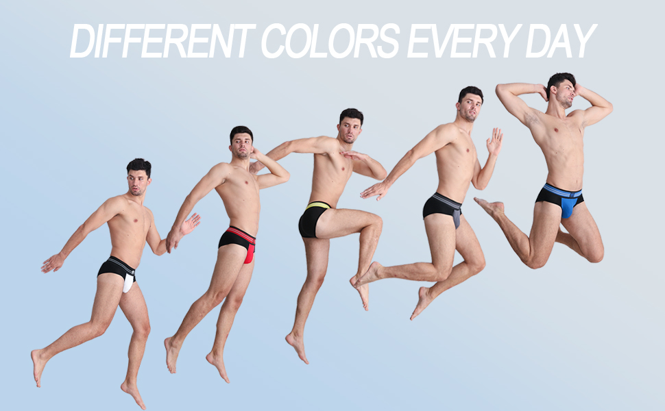 Чоловіча білизна BSHETR, труси для чоловіків, 3/5 шт. у пакунку, сітчаста тканина, низька талія, багато кольорів, м'які труси з відведенням вологи, контрастний колір, труси з низькою талією (XXL, R023)