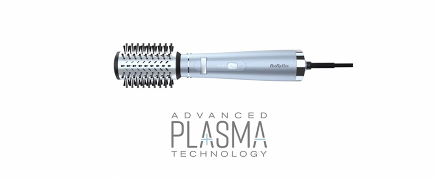 Професійний іонний фен BaByliss Hydro-Fusion D773DE з дифузором, 2100 Вт, плазма-технологія для блиску та захисту від curly, 3 рівні температури, 2 швидкості повітря, синій